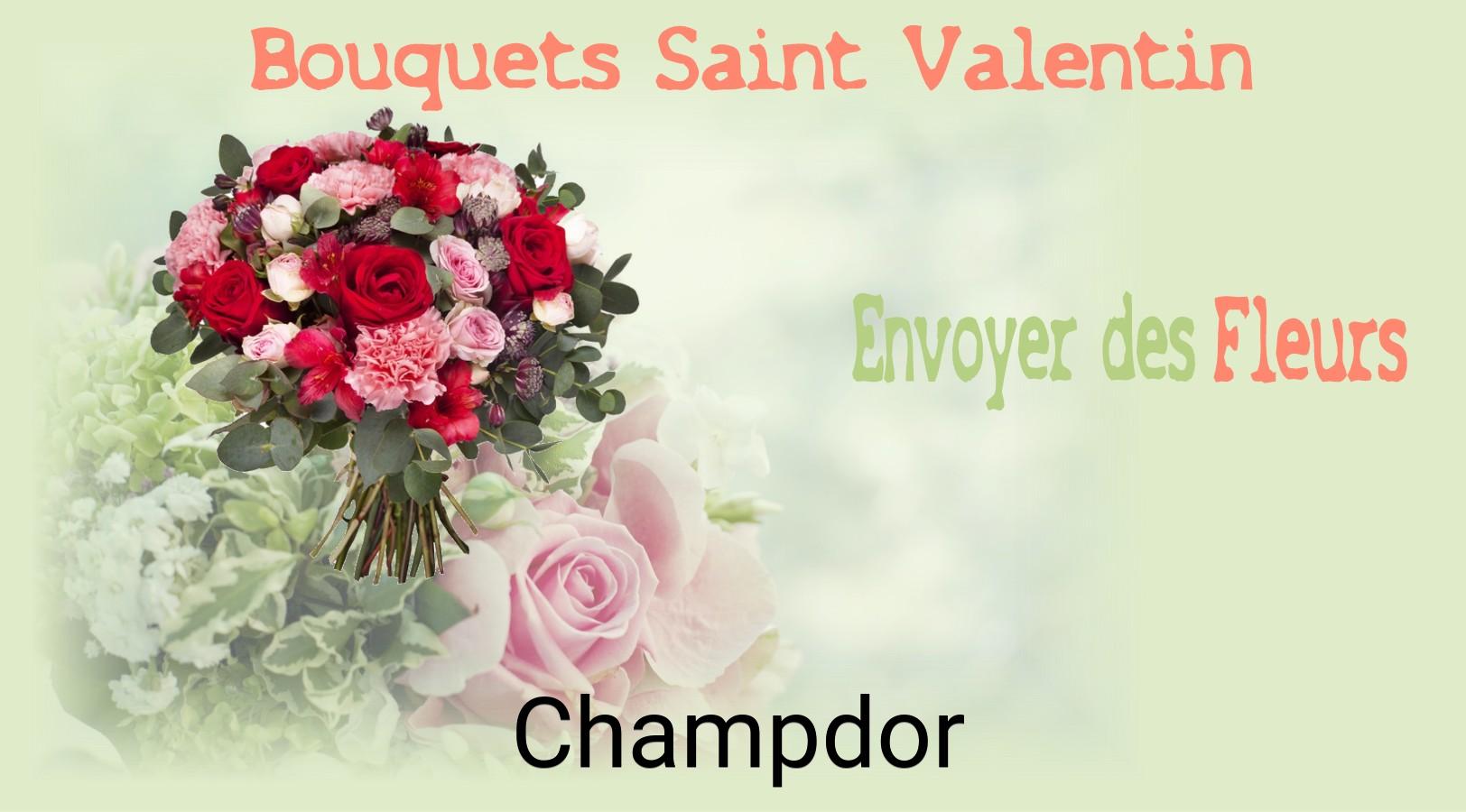 Roses de Saint-Valentin livrées à Champdor